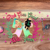#412 Pink goes good with green K's Krafty Barn