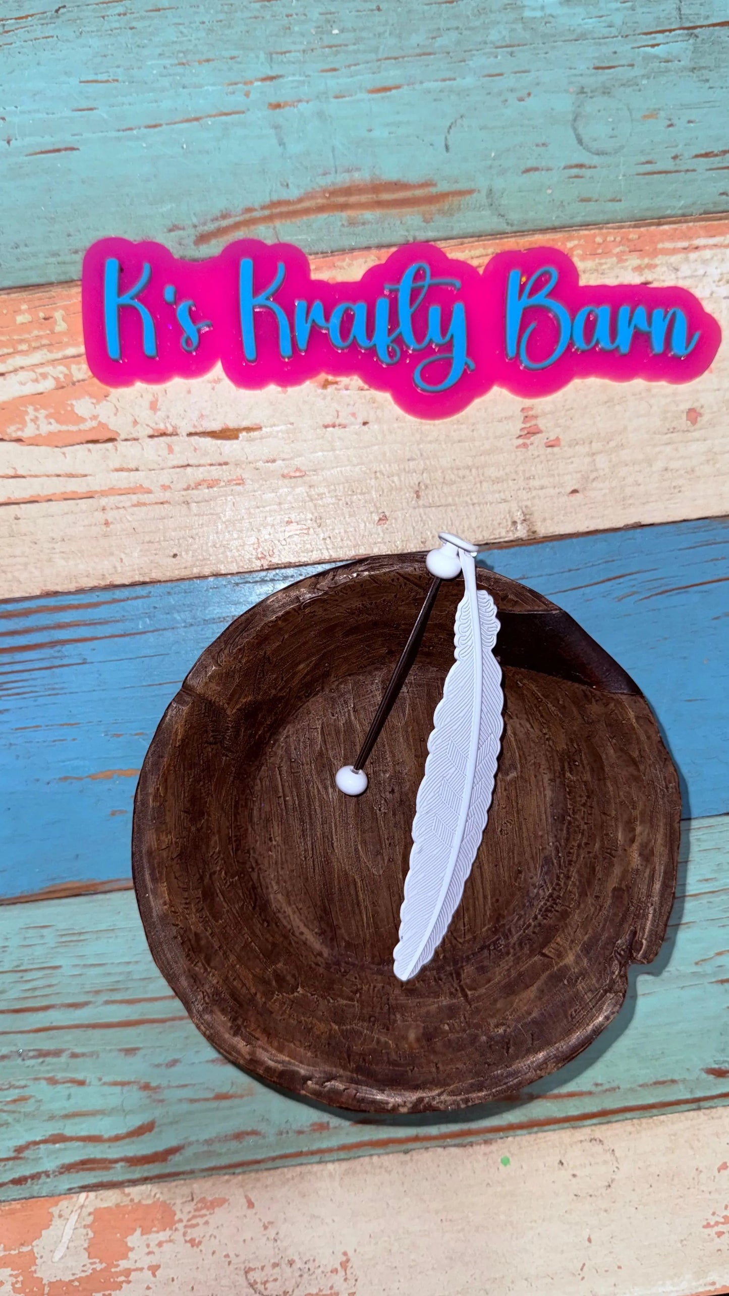 Beadable FEATHER Bookmarks K's Krafty Barn