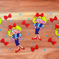 #540 Lizzie with red bows K's Krafty Barn