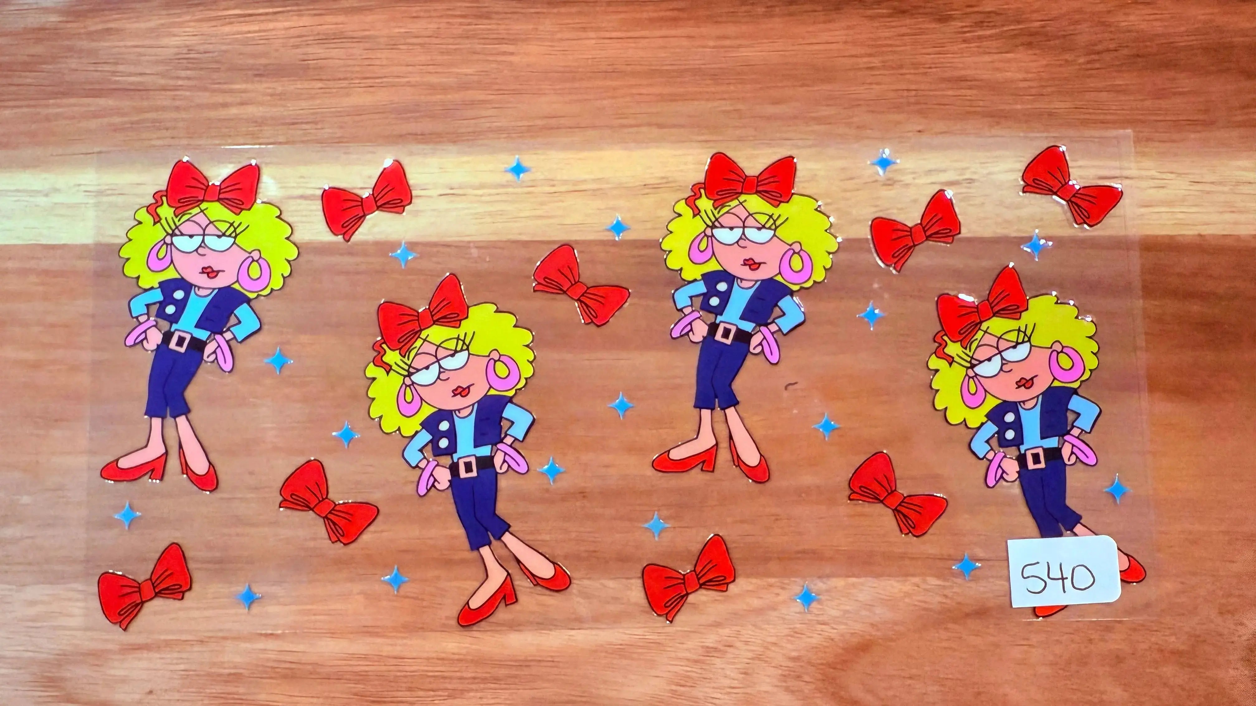 #540 Lizzie with red bows K's Krafty Barn