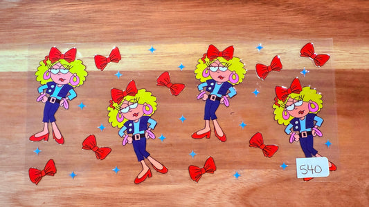 #540 Lizzie with red bows