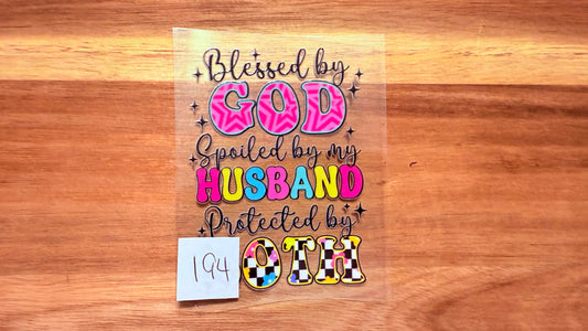 #194 Blessed by God Spoiled by my husband