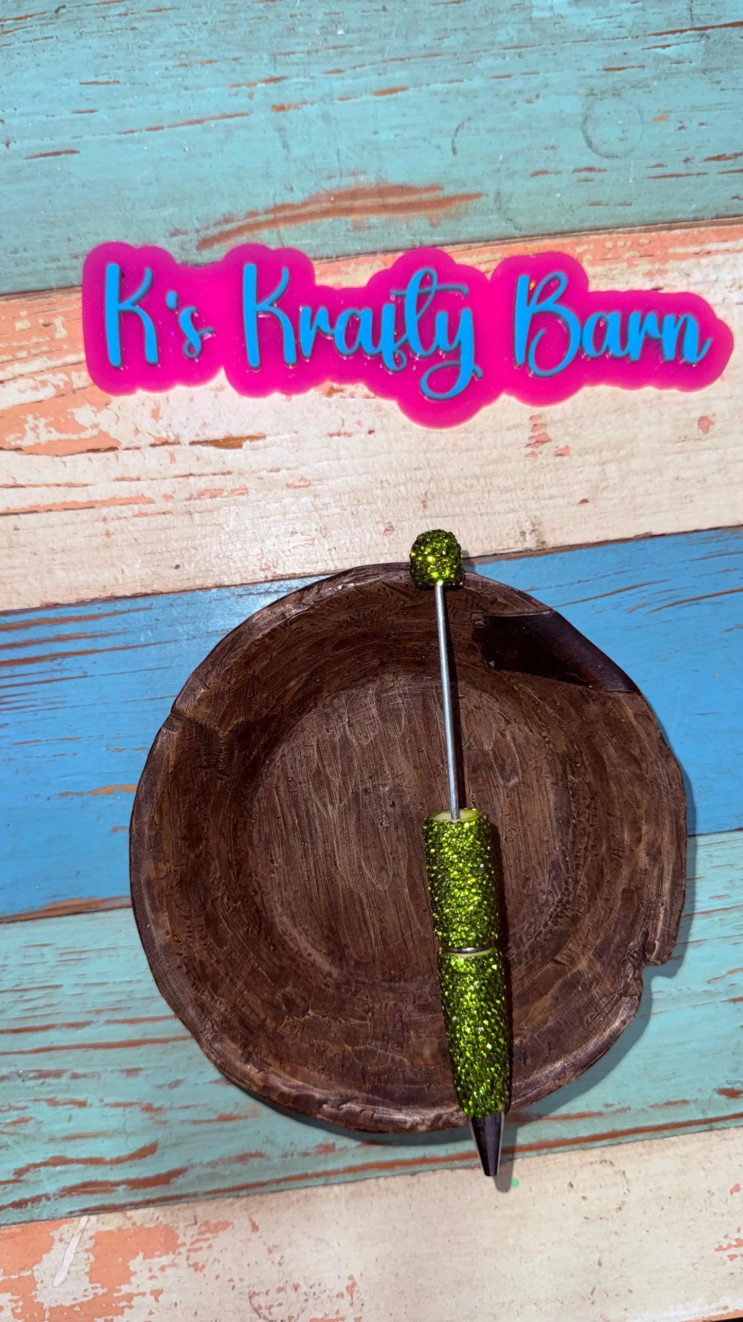Beadable Pens-Rhinestone Super Blingy “Fancy” K's Krafty Barn