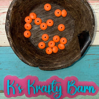 12mm Silicone Lentil spacers for beadable items-20pk K's Krafty Barn