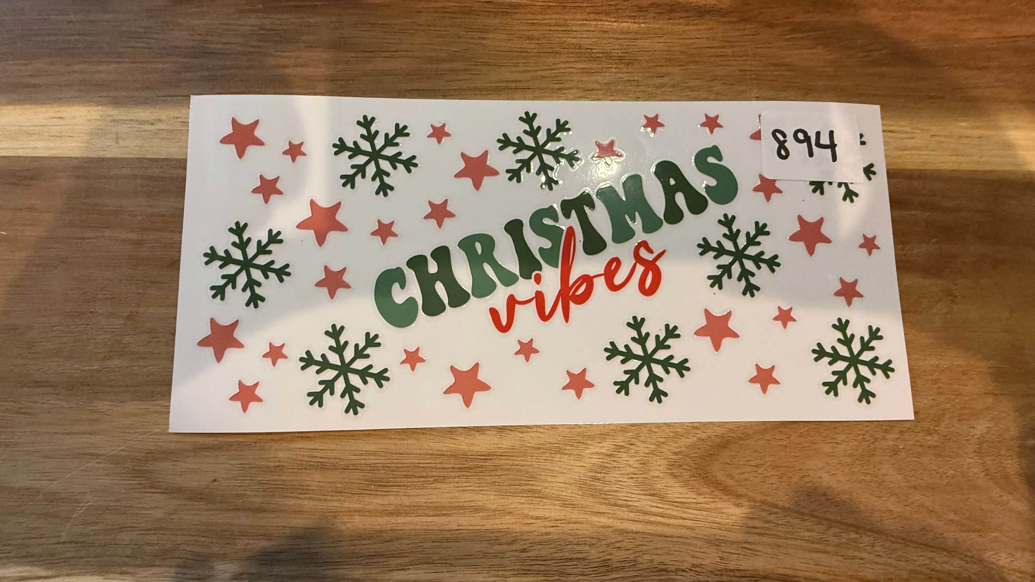 #894 Christmas Vibes K's Krafty Barn