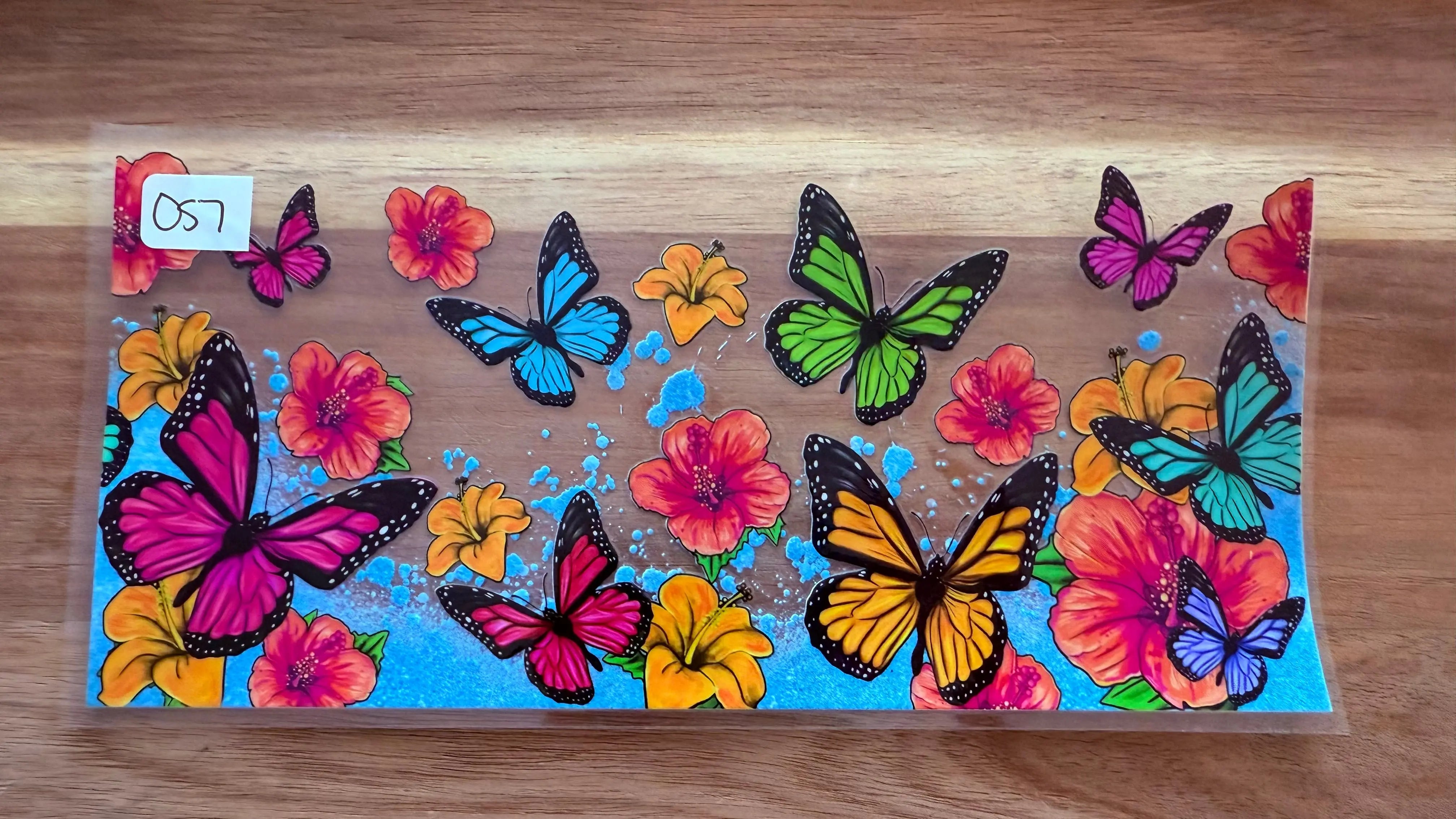 #57 Butterflies with water splash K's Krafty Barn