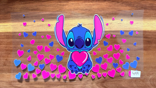 #499 Blue Alien Heart