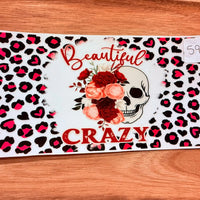 #598 Beautiful Crazy Skull K's Krafty Barn