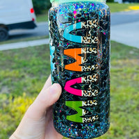 16oz Snow globe Glass K's Crafty Vibes Co.
