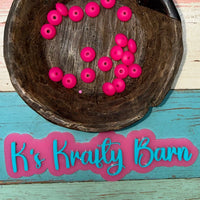 12mm Silicone Lentil spacers for beadable items-20pk K's Krafty Barn