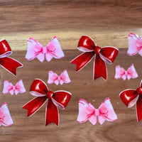 #544 Pink and Red bows K's Krafty Barn
