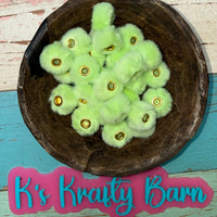 20mm Fluffy Spacers for beadable items-10 pack K's Krafty Barn