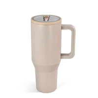 40oz Powder Coated Tumbler with Handle, Rubber Bottom & Leakproof Lid | Stainless Steel Insulated Cup K's Krafty Barn