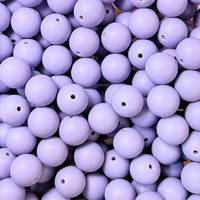 15mm Solid Silicone Beads- Dusty Lavender K's Krafty Barn