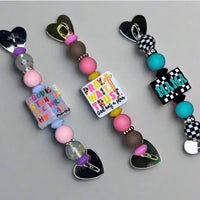 Beadable Phone & Tumbler Charm Hooks – Stick-On Adhesive Connectors for Tumblers/Phones 6 Pack (3 Sets) K's Krafty Barn