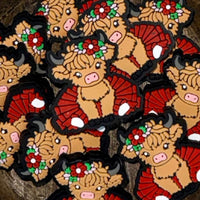 EXCLUSIVE Silicone Focal Bead- LoLa Christmas Highland