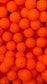 Wholesale 15mm Solid Silicone Beads- Neon Orange