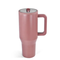 40oz Powder Coated Tumbler with Handle, Rubber Bottom & Leakproof Lid | Stainless Steel Insulated Cup K's Krafty Barn