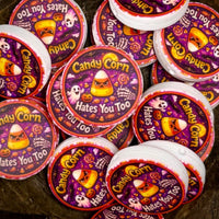 Halloween Silicone Focal Bead- Candy Corn Hates You Too
