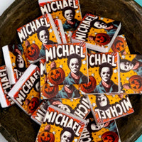 Halloween Silicone Focal Bead- Michael Comic