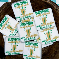 EXCLUSIVE Silicone Focal Bead- Surviving Motherhood One Iced Coffee At A Time