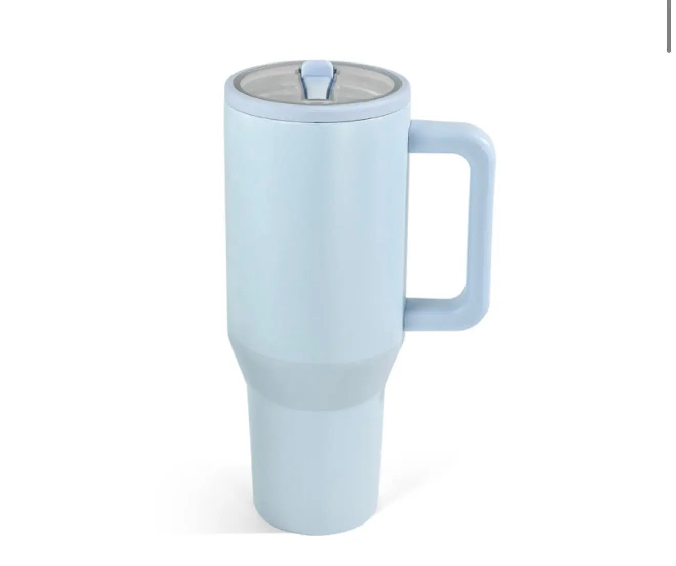 40oz Powder Coated Tumbler with Handle, Rubber Bottom & Leakproof Lid | Stainless Steel Insulated Cup K's Krafty Barn