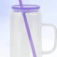 16oz Snowglobe Custom UV DTF Wrapped Tumbler with Handle K's Crafty Vibes Co.