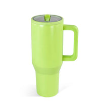 40oz Powder Coated Tumbler with Handle, Rubber Bottom & Leakproof Lid | Stainless Steel Insulated Cup K's Krafty Barn