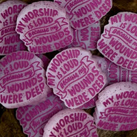 EXCLUSIVE Silicone Focal Bead- My Worship is Loud