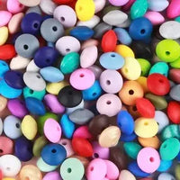 12mm Silicone Lentil spacers for beadable items-Random mix K's Krafty Barn
