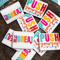 Silicone Focal Bead-Push Yourself Double Sided