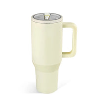 40oz Powder Coated Tumbler with Handle, Rubber Bottom & Leakproof Lid | Stainless Steel Insulated Cup K's Krafty Barn
