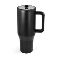 40oz Powder Coated Tumbler with Handle, Rubber Bottom & Leakproof Lid | Stainless Steel Insulated Cup K's Krafty Barn
