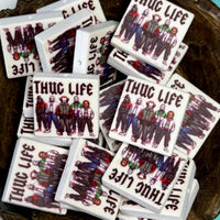 Halloween Silicone Focal Bead-Thug Life Horror Icons