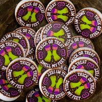 Halloween Silicone Focal Bead-Trick or Treat Smell My Feet