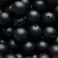 Wholesale 15mm Solid Silicone Beads-Black