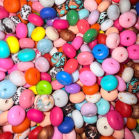 14mm Abacus Spacers  for beadable items-25pack