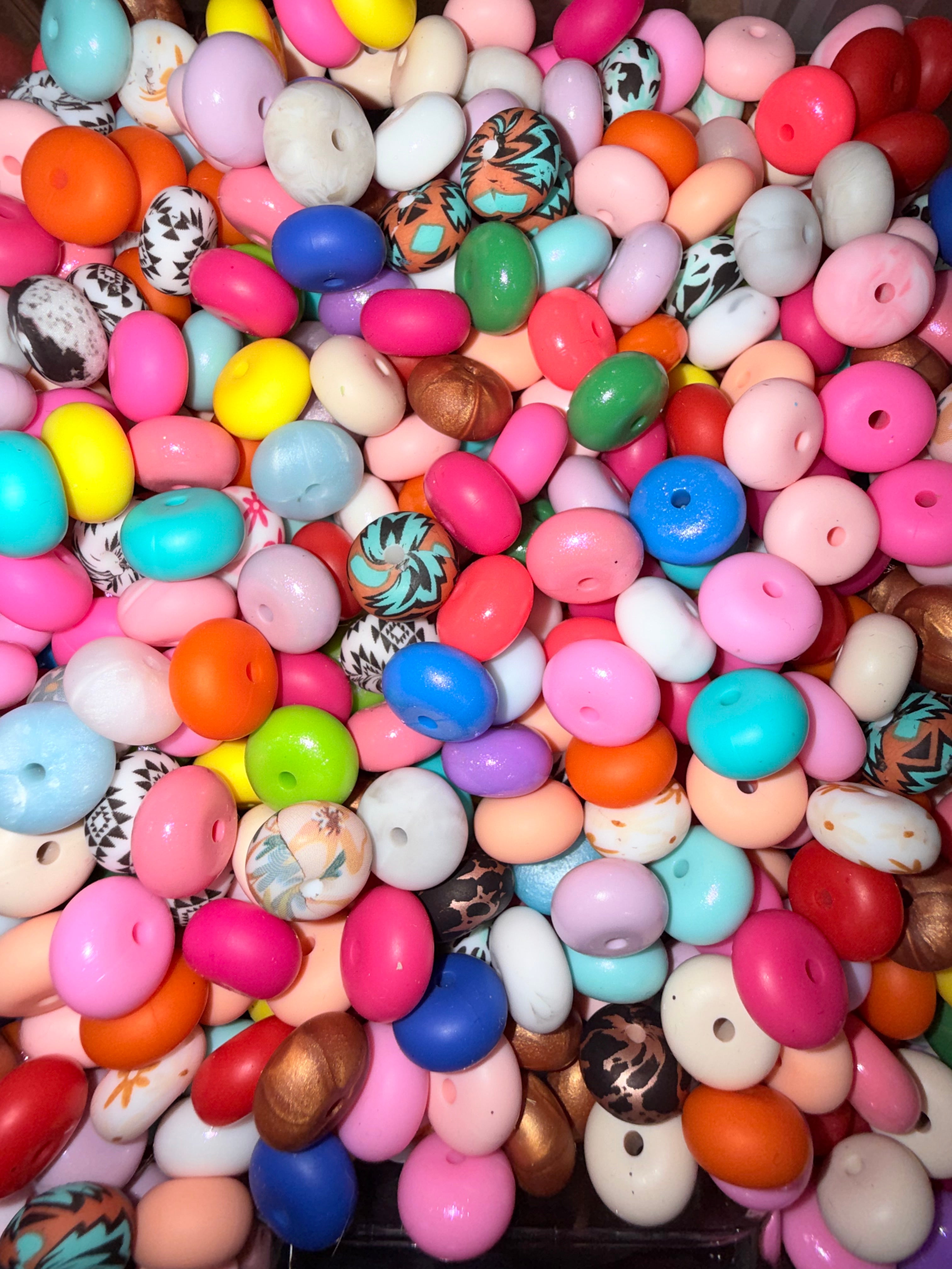14mm Abacus Spacers  for beadable items-25pack