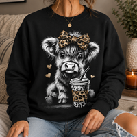 Leopard Highland Crewneck