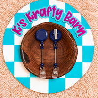Beadable Bar Badge Reels with Lobster Clip