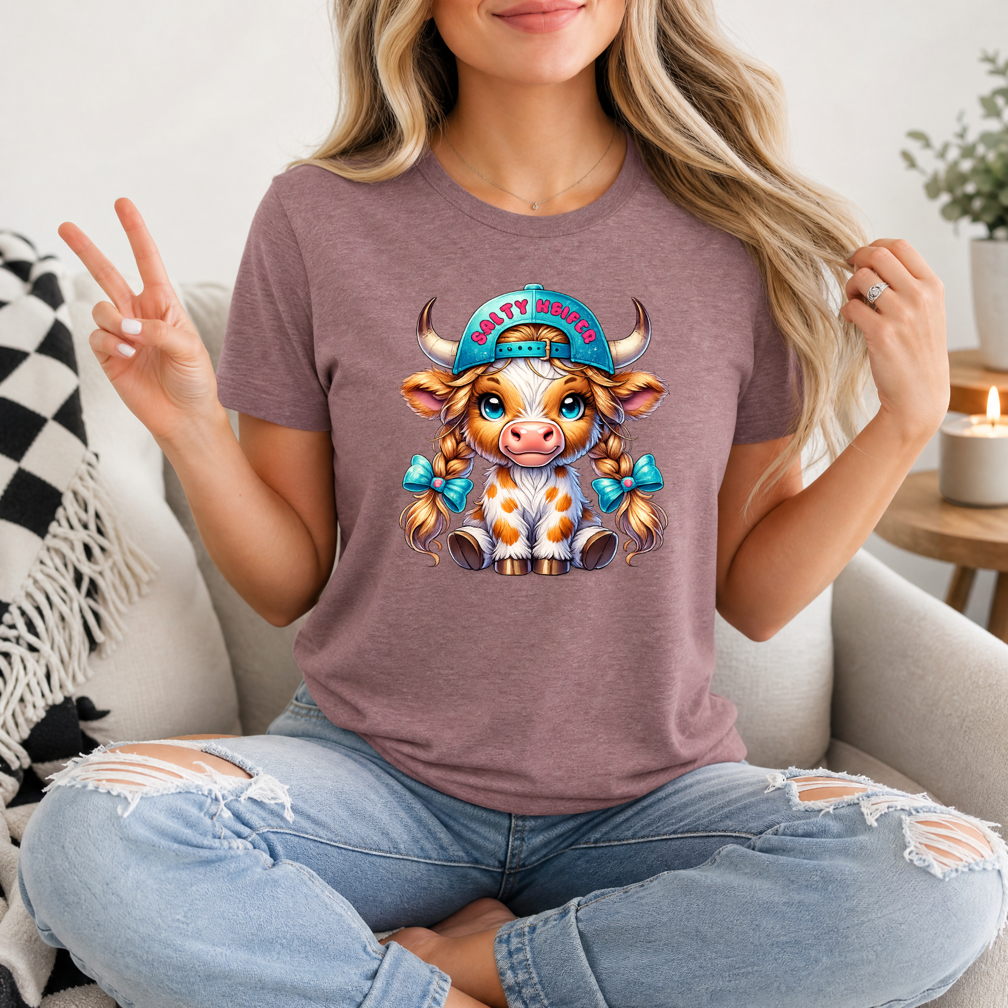 Salty Heifer Premium Graphic Tee