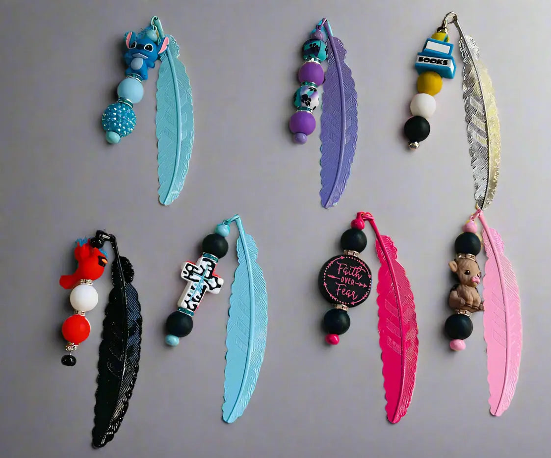TIK-TOK Custom Bookmarks K's Crafty Vibes Co.