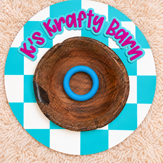 65mm Solid Color Silicone Round Rings | Color Options