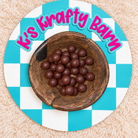 Chocolate Brown 15mm Solid Silicone Beads