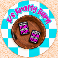 I'm Not Like a Regular Mom Silicone Focal Bead