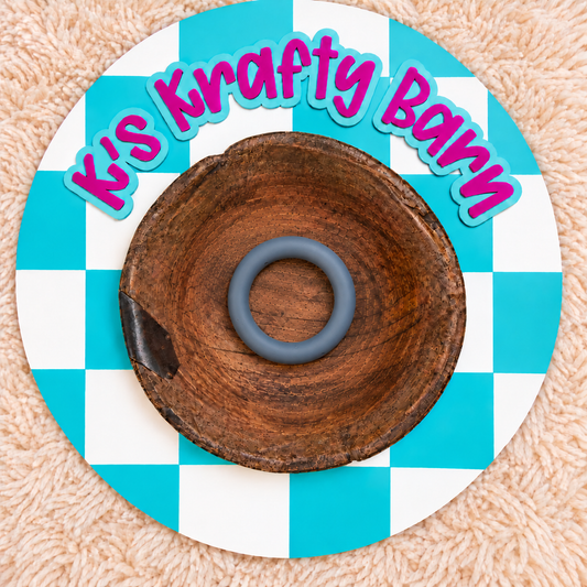 65mm Solid Color Silicone Round Rings | Color Options