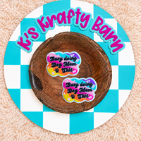 Busy Doing Dog Mom Shit Silicone Focal Bead