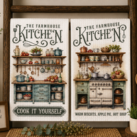 The Farmhouse Kitchen Waffle Weave Kitchen Towel