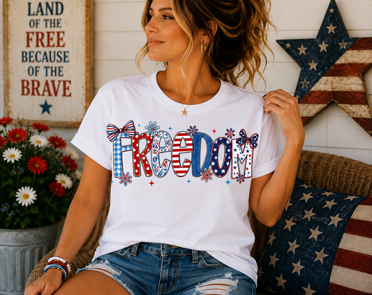 Freedom Doodle Graphic Tee