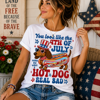 Hot Dog Real Bad Graphic Tee